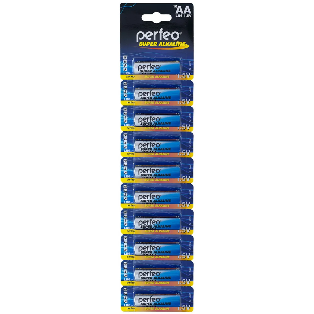

Батарея Perfeo LR6/10BL, AA, 1.5V, 10шт. (PF LR6/10BL)