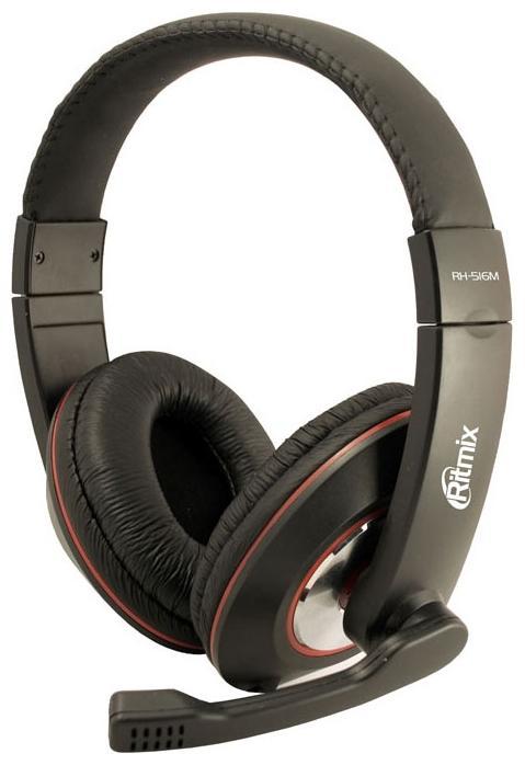 

Проводная гарнитура Ritmix RH-516M, 2xJack 3.5mm, серебристый, RH-516M
