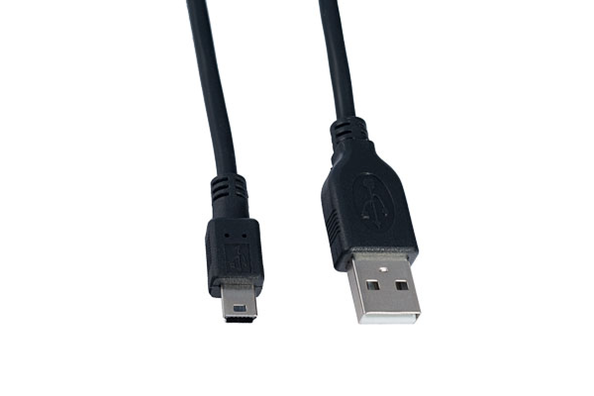 

Кабель Mini USB 2.0(Bm)-USB 2.0(Am), 1м, черный PERFEO ( U4301 / 30003915)