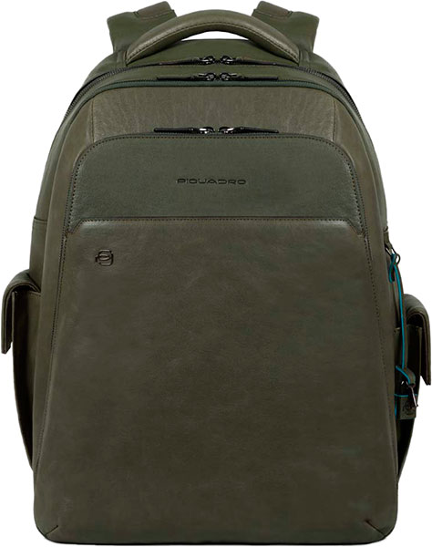 

15.6" Рюкзак Piquadro Black Square, зеленый (CA3444B3BM/VE), Black Square