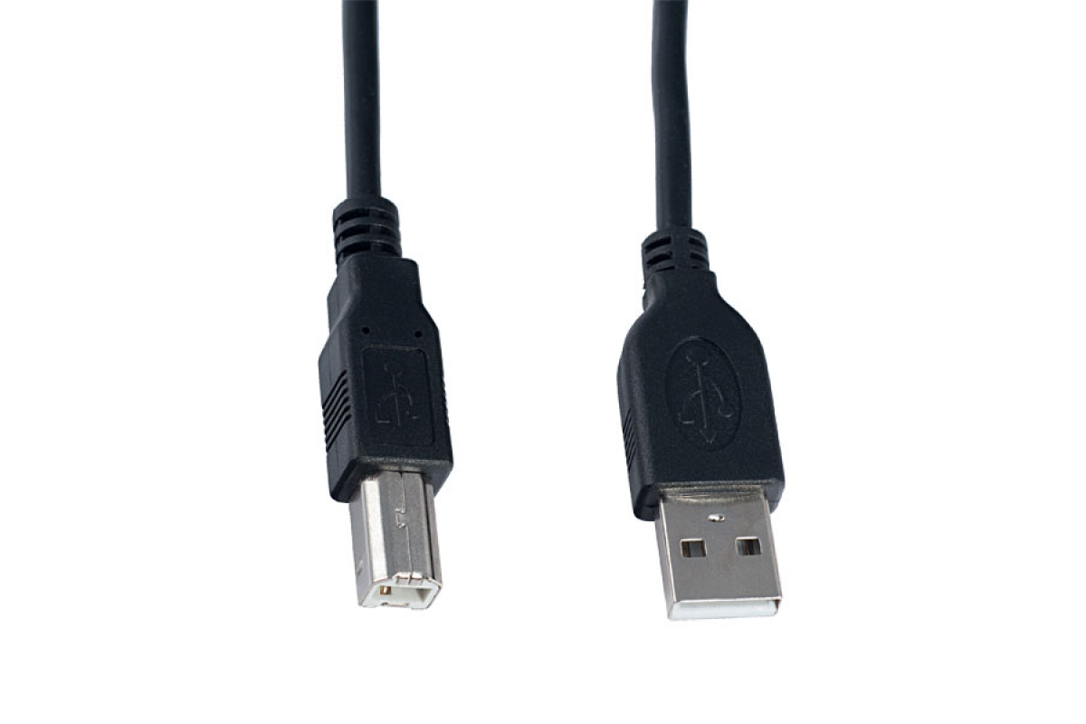 

Кабель USB(Am)-USB(Bm), 5 м, черный, PERFEO (U4104 / 30009033)