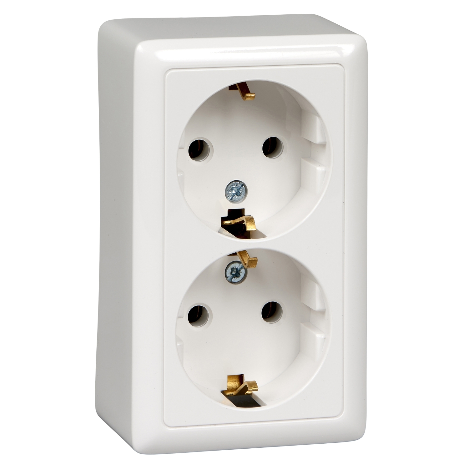 

Розетка Schneider Electric ЭТЮД ХИТ, открытый монтаж, 2-х постовая, с з/к, 16A, в сборе, IP20, белый (RA16-238-B)