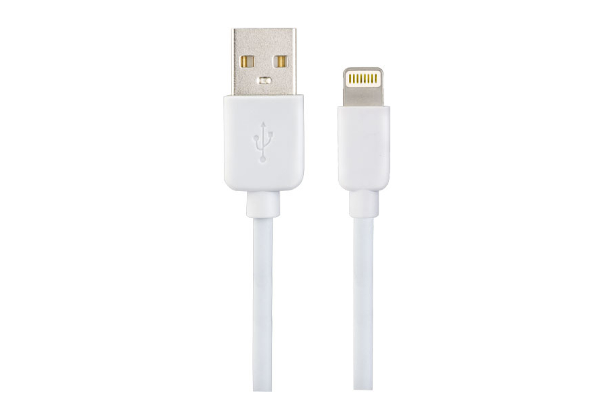 

Кабель Lightning 8-pin-USB, 1м, белый PERFEO (I4602 / 30004459)