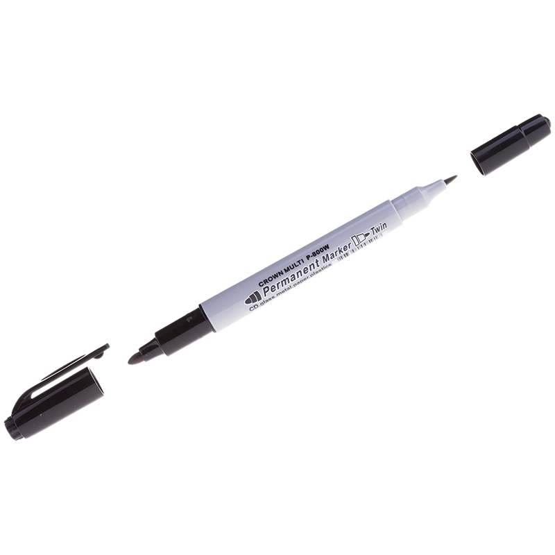 

Маркер перманентый Crown, черный (P-800W)