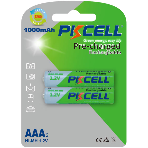 

Аккумулятор PKCELL NI-MH RTU AAA1000-2B, AAA, 1.2V 1 А·ч, 2 шт. (NI-MH RTU AAA1000-2B), AAA1000-2B
