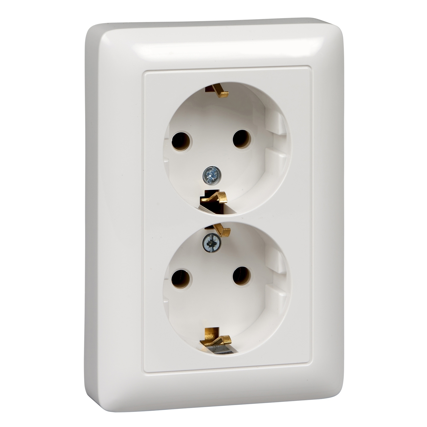 

Розетка Schneider Electric ЭТЮД ХИТ, скрытый монтаж, 2-х постовая, с з/к, 16A, в сборе, IP20, белый (RS16-236-B)