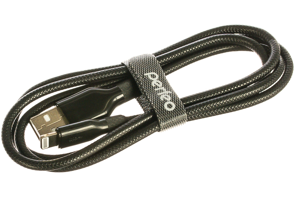 

Кабель Lightning 8-pin-USB, 1м, черный PERFEO (I4318 / 30013068 )