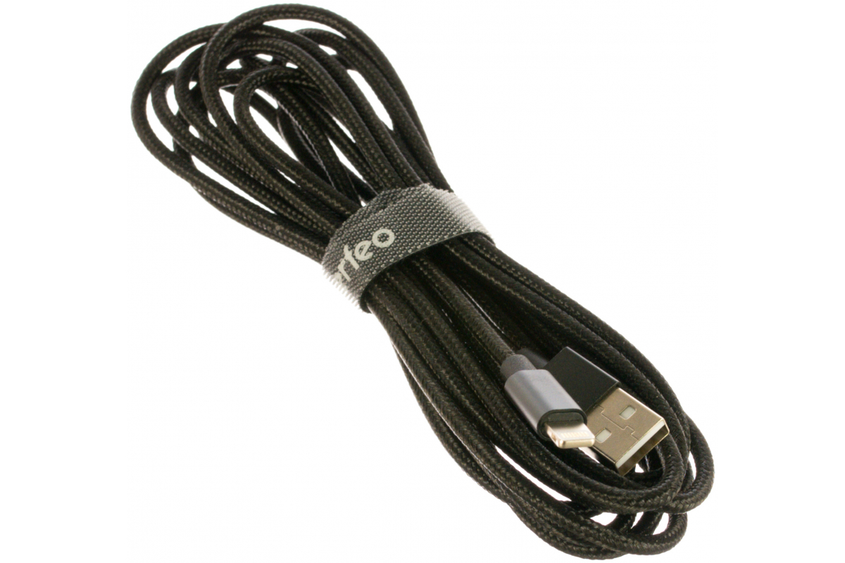 

Кабель Lightning 8-pin-USB, 3м, черный PERFEO ( I4304 / 30010745 )
