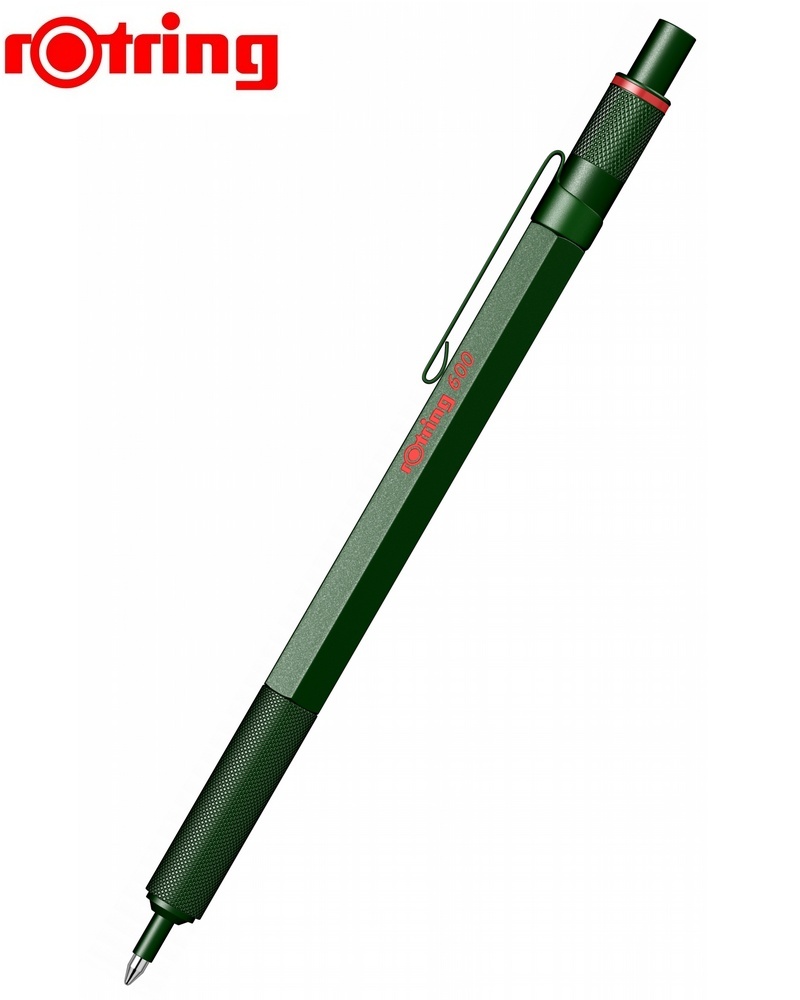 

Ручка шариковая автомат Rotring 600, черный, латунь ювелирная, подарочная упаковка (2114263), 600