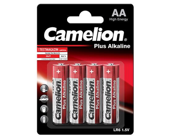 

Батарея Camelion LR6-BP4, AA, 1.5V, 4шт