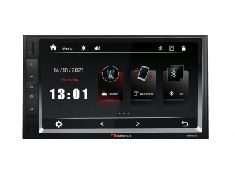 Автомагнитола NAKAMICHI NAM1610, 2 DIN, 4x50 Вт, черный