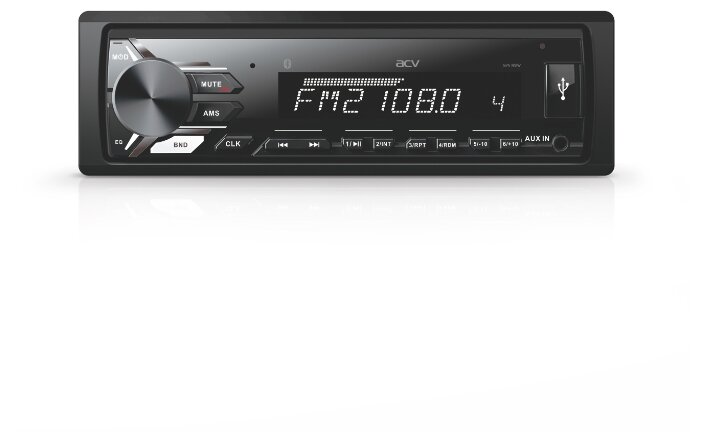 

Автомагнитола ACV AVS-812BW, 1 DIN, 4x50 Вт, USB, черный (1593271), AVS-812BW