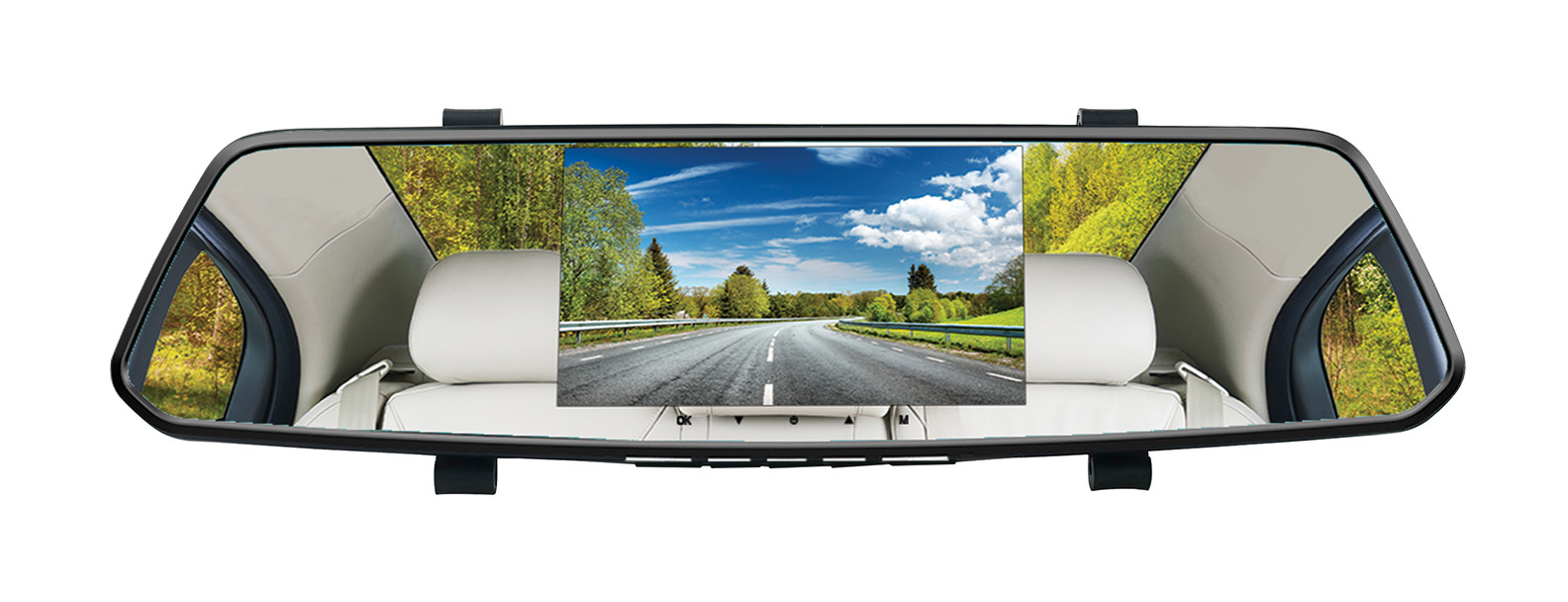 Видеорегистратор зеркало заднего вида Digma FreeDrive 214 NIGHT FHD, 2 камеры, 1920x1080 30 к/с