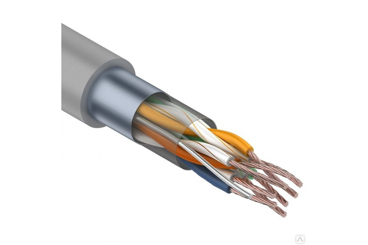 Витая пара REXANT FTP кат.5e 4 пары CU 305м. (01-0145)