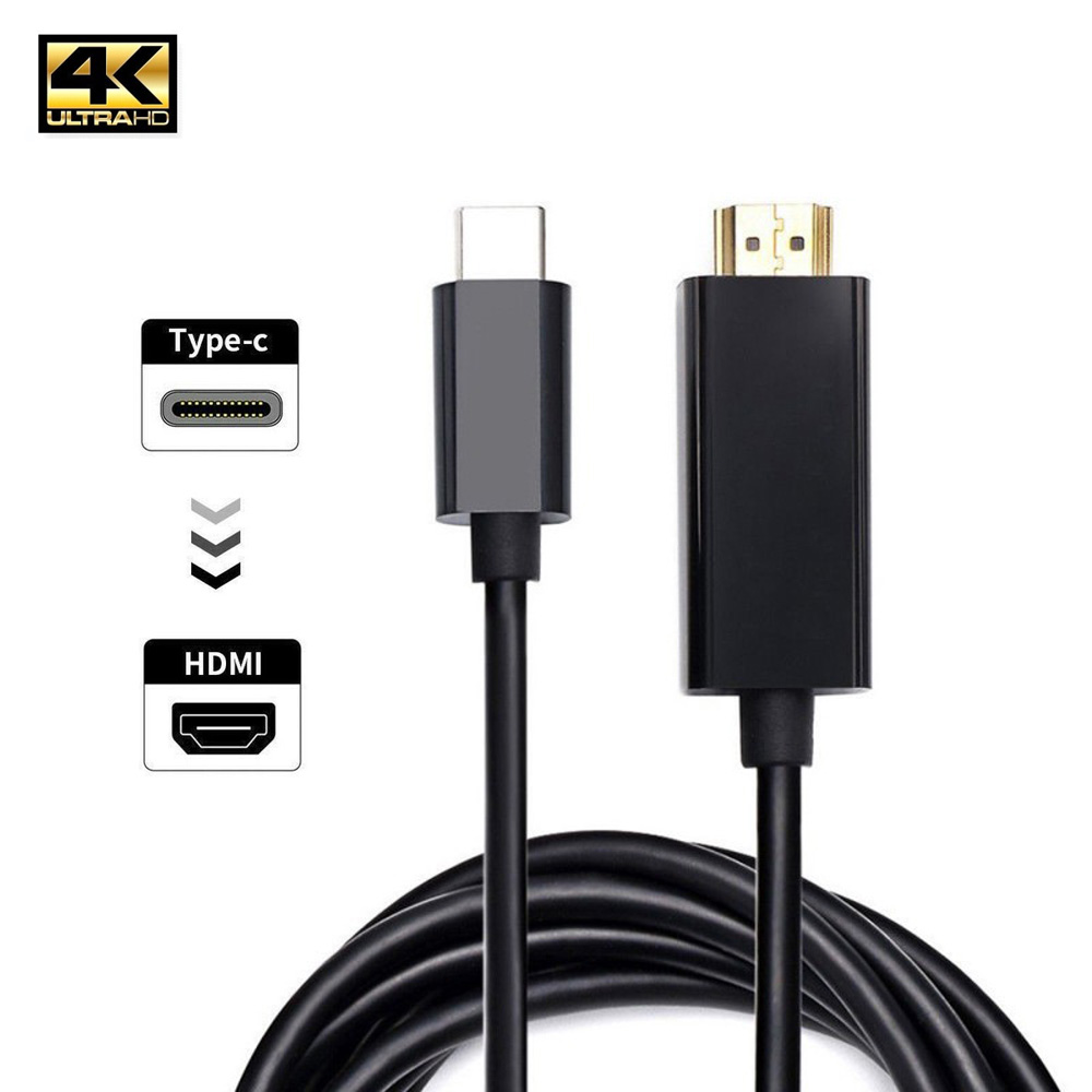 

Переходник (адаптер) USB 2.0 Type-C(M)-HDMI(19M) 4K, черный ORIENT C726 (31060), C726