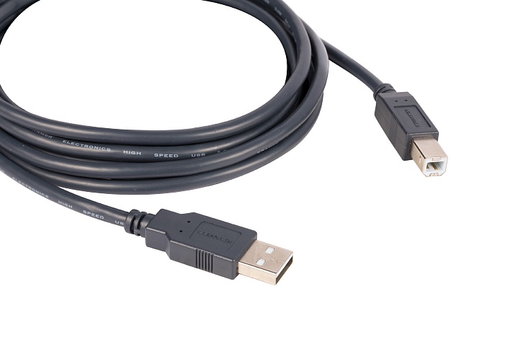 

Кабель USB(Am)-USB(Bm), 3 м, черный, Kramer C-USB/AB-10 (96-0215010), C-USB/AB-10