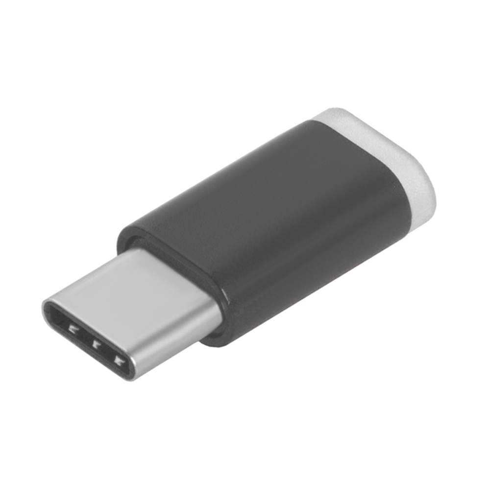 

Переходник (адаптер) Micro USB-USB Type-C, черный Greenconnect UC3U2MF (GCR-UC3U2MF-BK), UC3U2MF