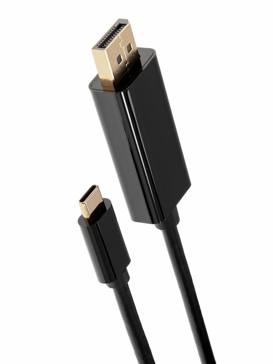 Кабель USB 3.1 Type-C(M)-DisplayPort(20M) 4K, 1.8 м, черный Aopen/Qust (ACU422C-1.8M)