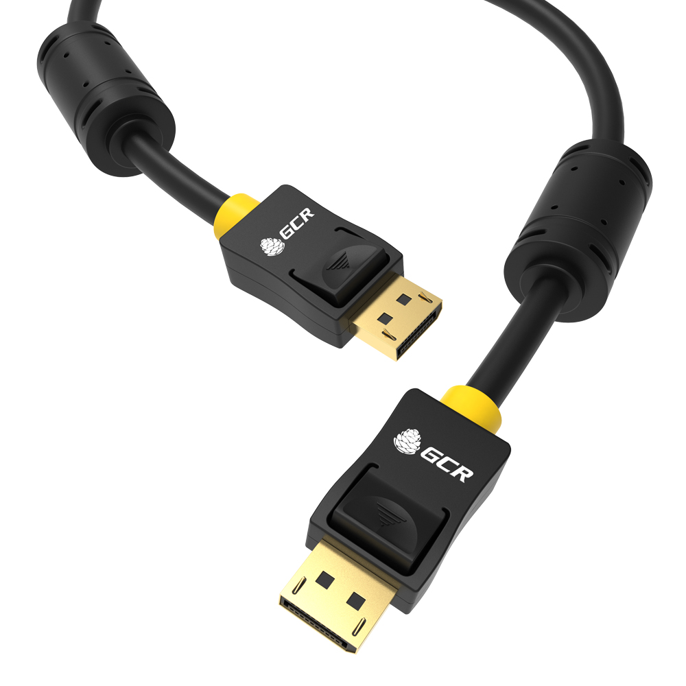 

Кабель DisplayPort(20M)-DisplayPort(20M) v1.4 4K, 8K, экранированный, ферритовый фильтр, 10м, черный GCR GCR-DP4DP14 (GCR-51913), GCR-DP4DP14