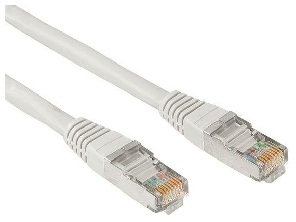 Патч-корд UTP кат.5e, 10м, RJ45-RJ45, серый, 5bites (PUT50-100A)