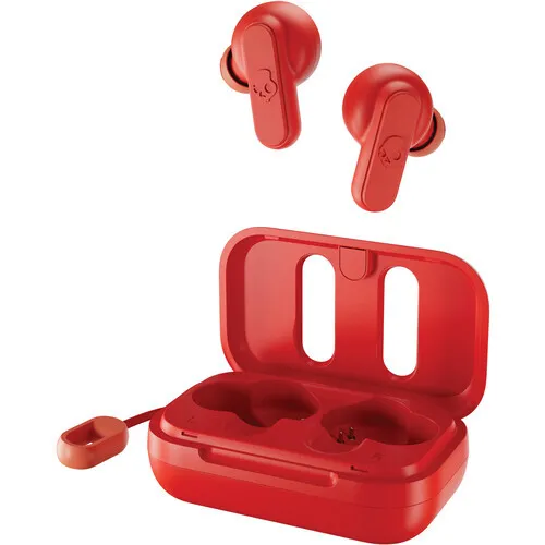 

Наушники TWS Skullcandy Dime, внутриканальные, красный/золото (S2DMW-P752), Dime