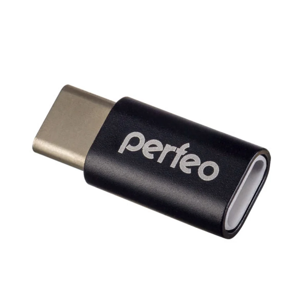 

Переходник (адаптер) Micro USB-USB Type-C PERFEO Acid PF-VI-O005 Black (PF_A4268), PF-VI-O005 Black