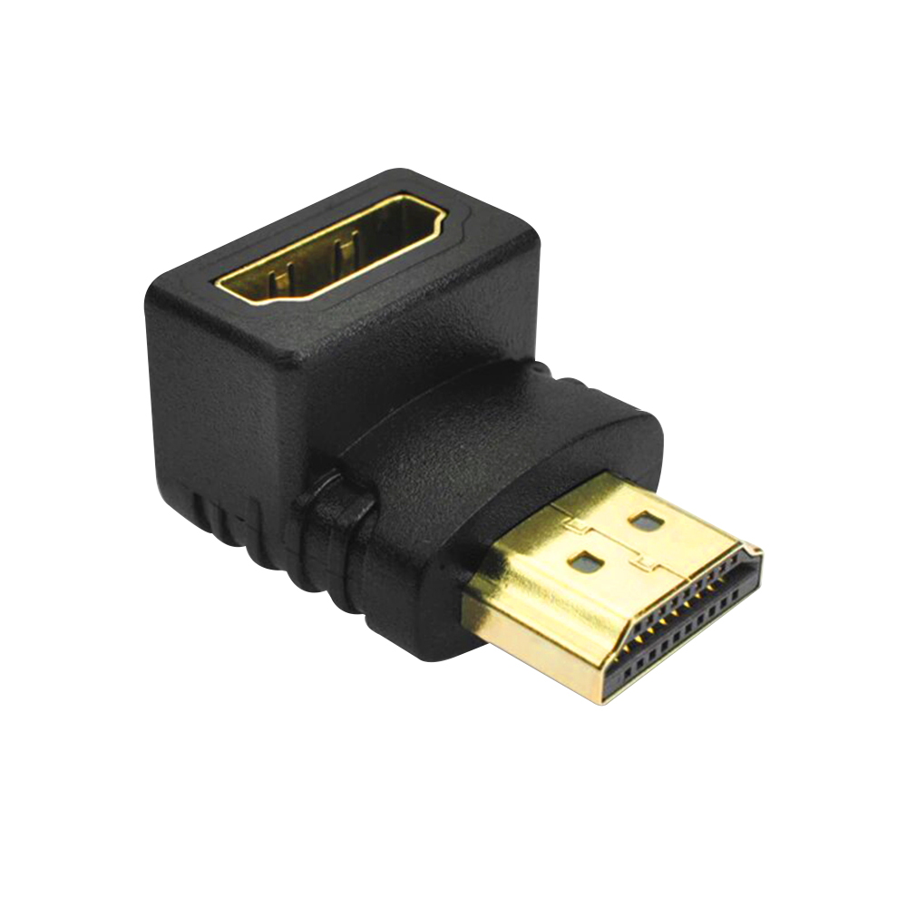 

Переходник (адаптер) HDMI(19F)-HDMI(19M) верхний угол 4K, черный GCR GCR-CV304 (GCR-CV304), GCR-CV304