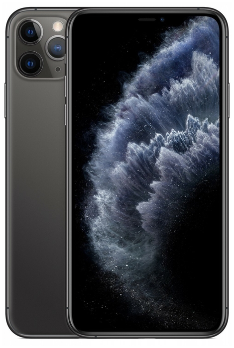 

Смартфон Apple iPhone 11 Pro Max 64GB, 6.5" 1242x2688 OLED, Apple A13 Bionic, 4Gb RAM, 64Gb, 3G/4G, NFC, Wi-Fi, BT, 3xCam, 2-Sim, 3969mAh, Lightning, iOS 13, серый (FWHD2RU/A), iPhone 11 Pro Max 64GB