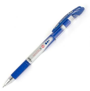 Ручка гелевая Flair FUEL, синий, пластик, колпачок (F-879/син)