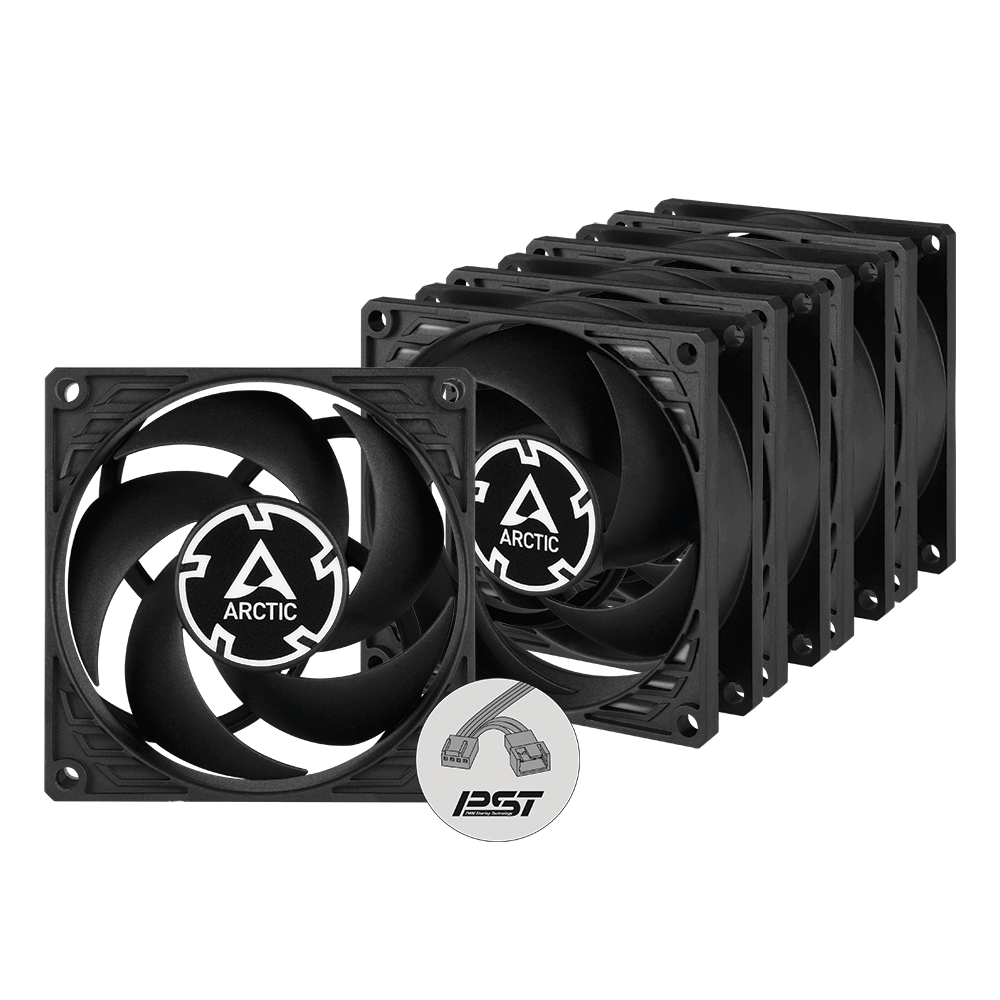 

Комплект вентиляторов Arctic Cooling P8 PWM PST Value Pack, 80 мм, 3000rpm, 22 дБ, 5шт (ACFAN00154A), P8 PWM PST Value Pack