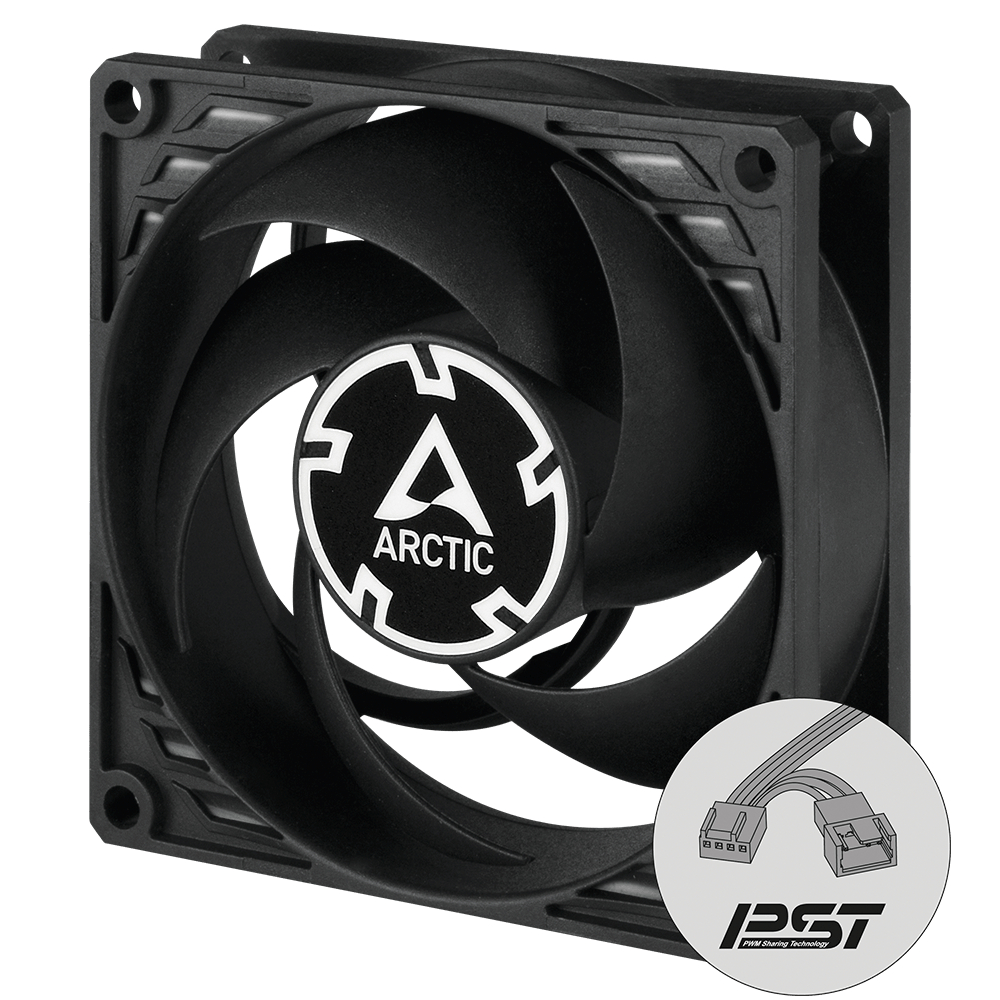Вентилятор Arctic Cooling P8 PWM PST, 80 мм, 1шт (ACFAN00150A)