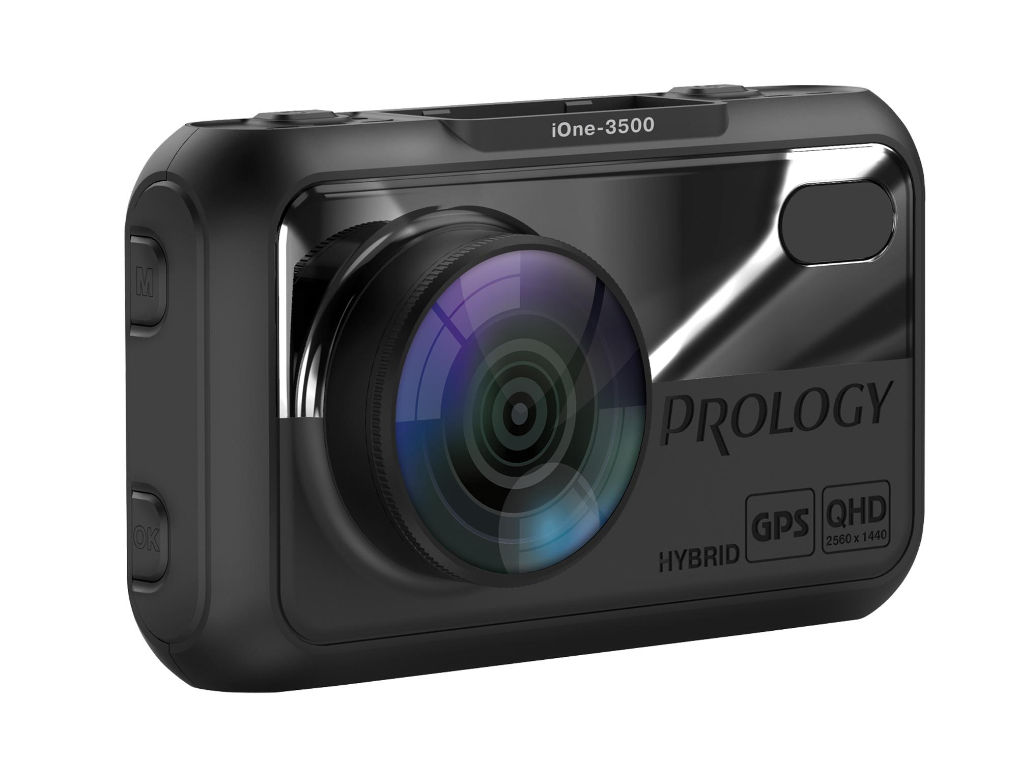 

Видеорегистратор Prology iOne-3500, 2560x1440 30 к/с, 130°, 3" 640x480, G-сенсор, GPS/ГЛОНАСС, WiFi, радар-детектор, microSD (microSDHC) (1603479), iOne-3500