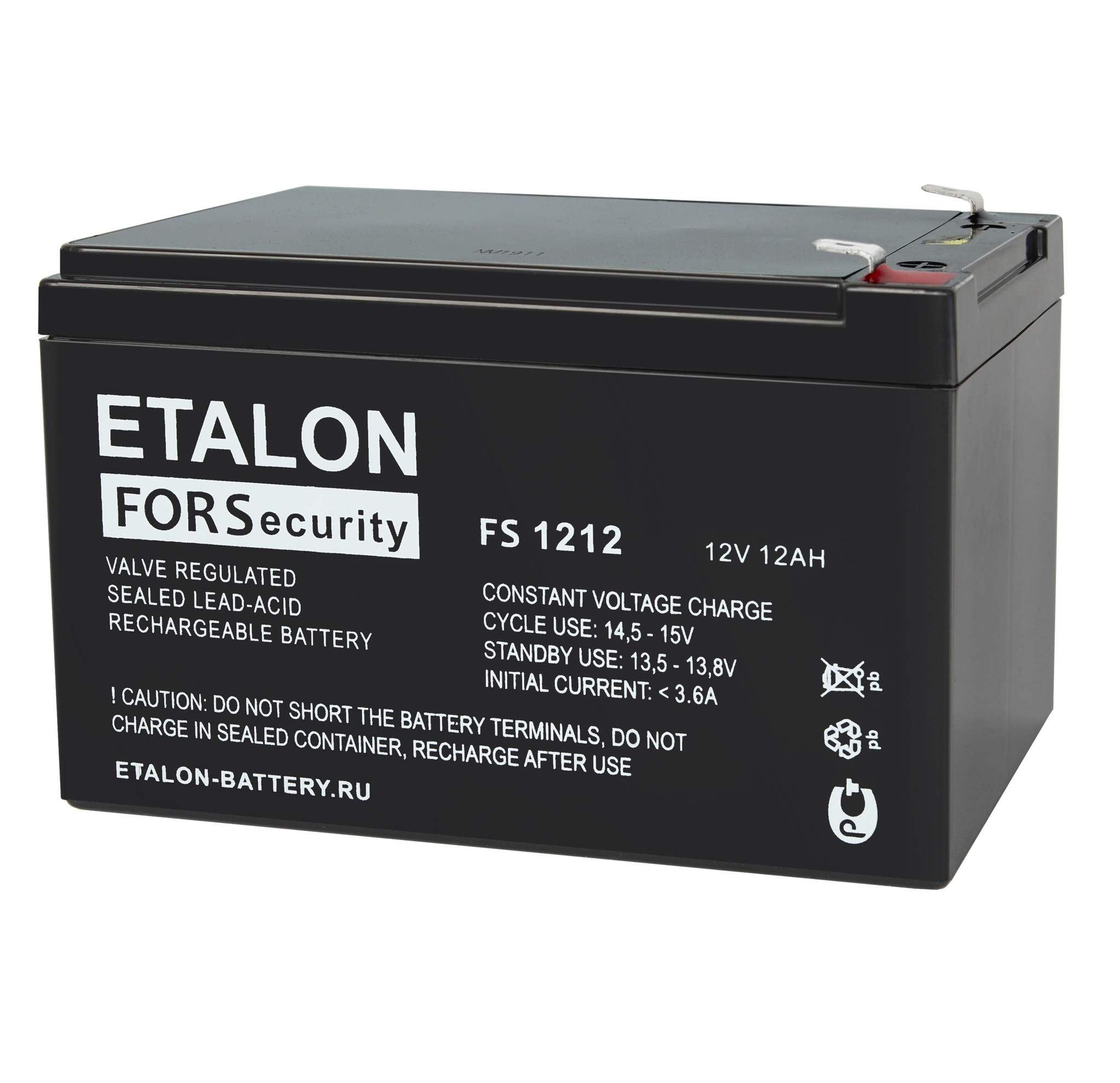 Аккумуляторная батарея для ОПС ETALON FS 1212, 12V, 12Ah