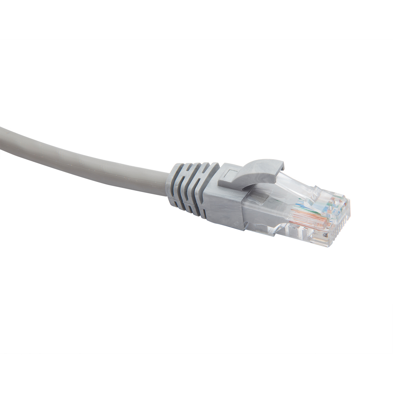 Патч-корд UTP кат.5e, 0.2м, RJ45-RJ45, серый, LSZH, Datarex (DR-181002)