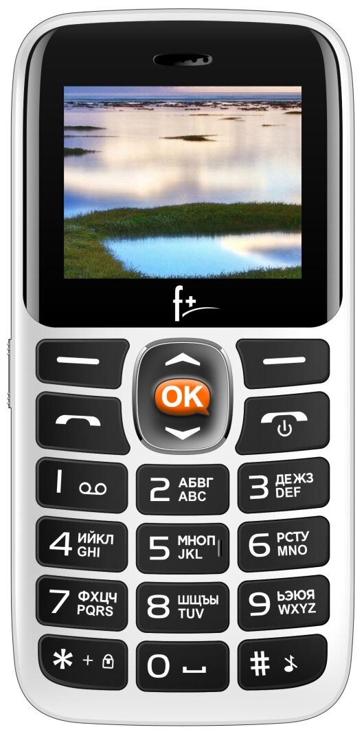 

Мобильный телефон F+ EZZY 4 white, 1.77" 160x128 TFT, Spreadtrum SC6531E, 32Gb, BT, 1xCam, 2-Sim, 600 мА·ч, micro-USB, ThreadX, белый, EZZY 4 white