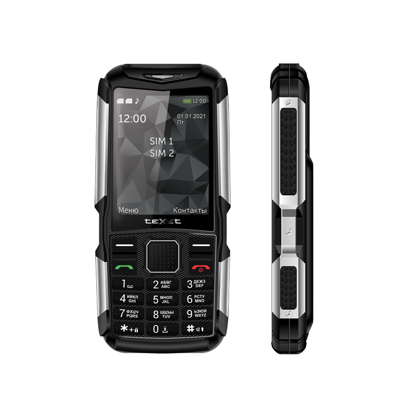 Мобильный телефон teXet TM-D314 черный