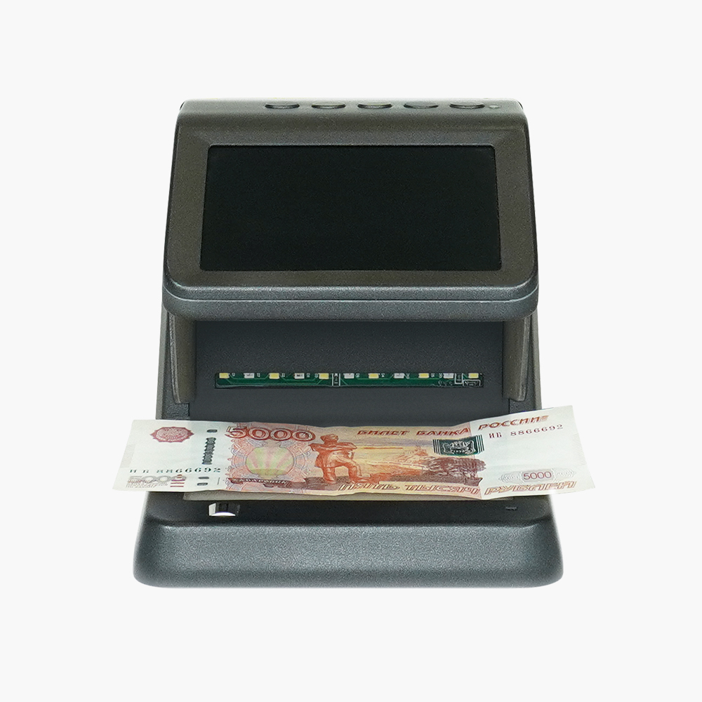 Детектор банкнот просмотровый Mbox MD-150, мультивалюта, ИК/УФ/антистокс/геометрия, черный