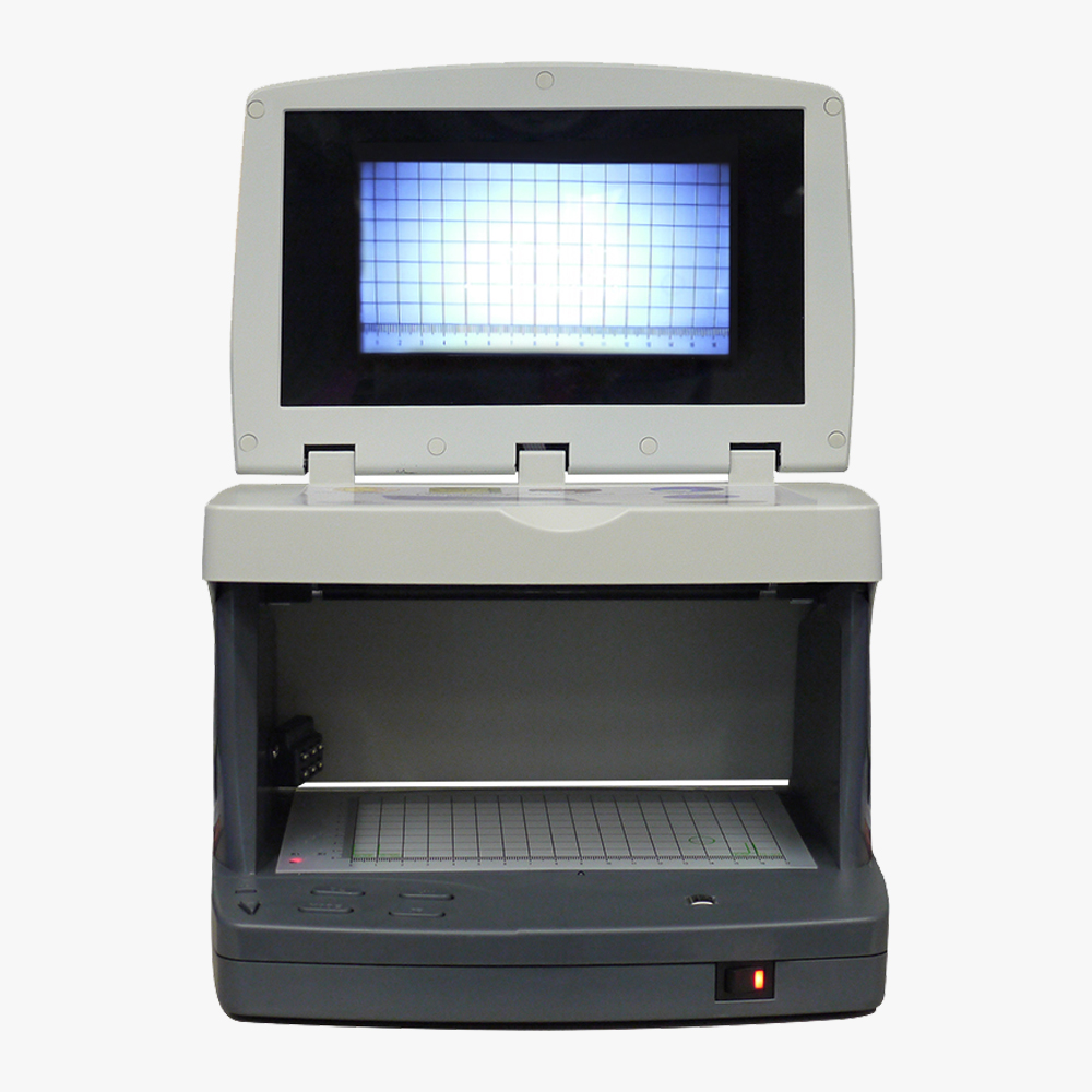 

Детектор банкнот просмотровый Mbox MD-8007, мультивалюта, ИК/УФ/антистокс, черный/серый, MD-8007