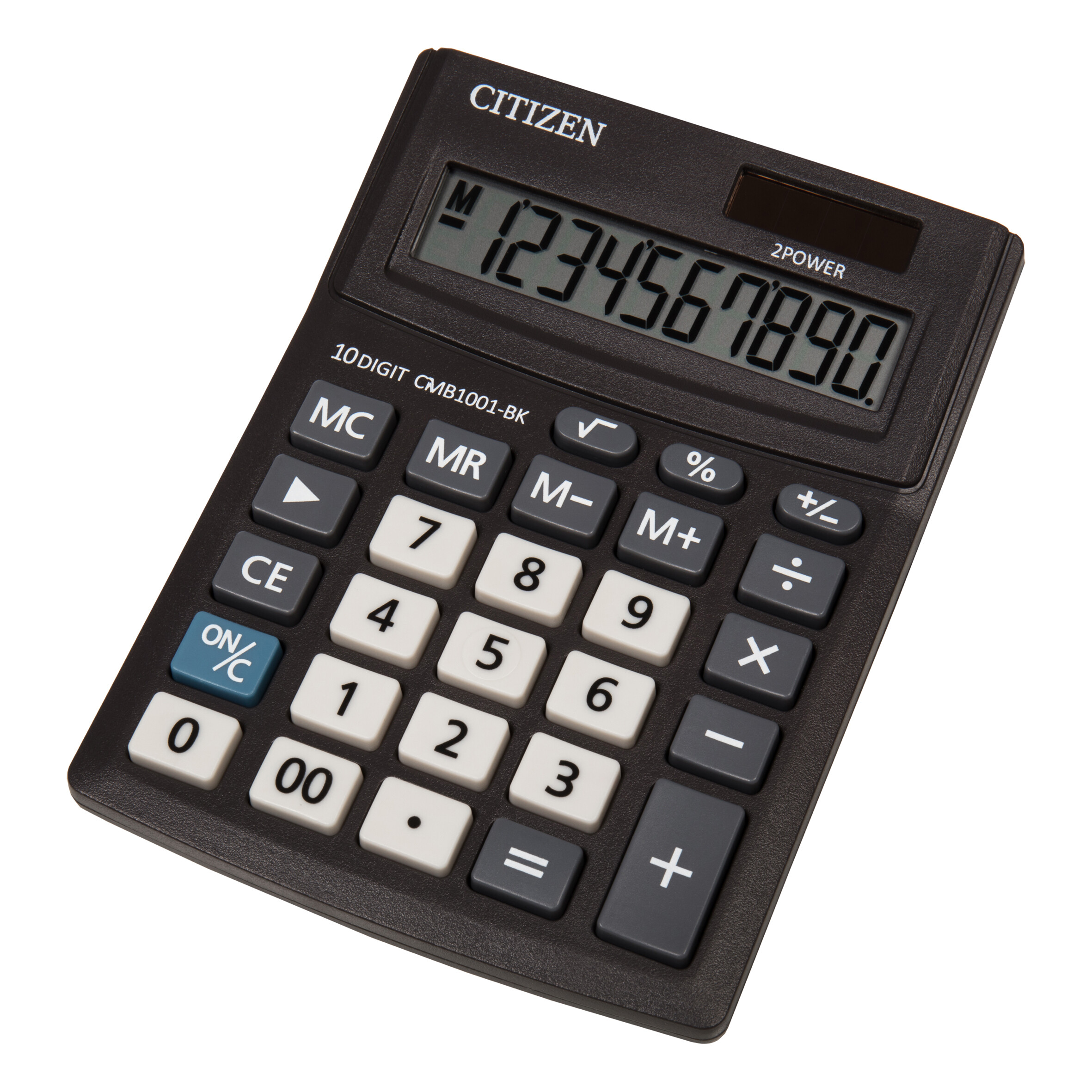 Калькулятор настольный Citizen BusinessLine CMB1001BK, 10-разрядный, однострочный экран, черный