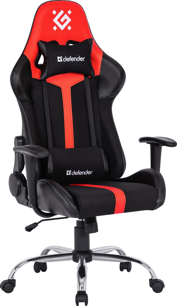 

Кресло игровое Defender Racer, черный/красный (64374)