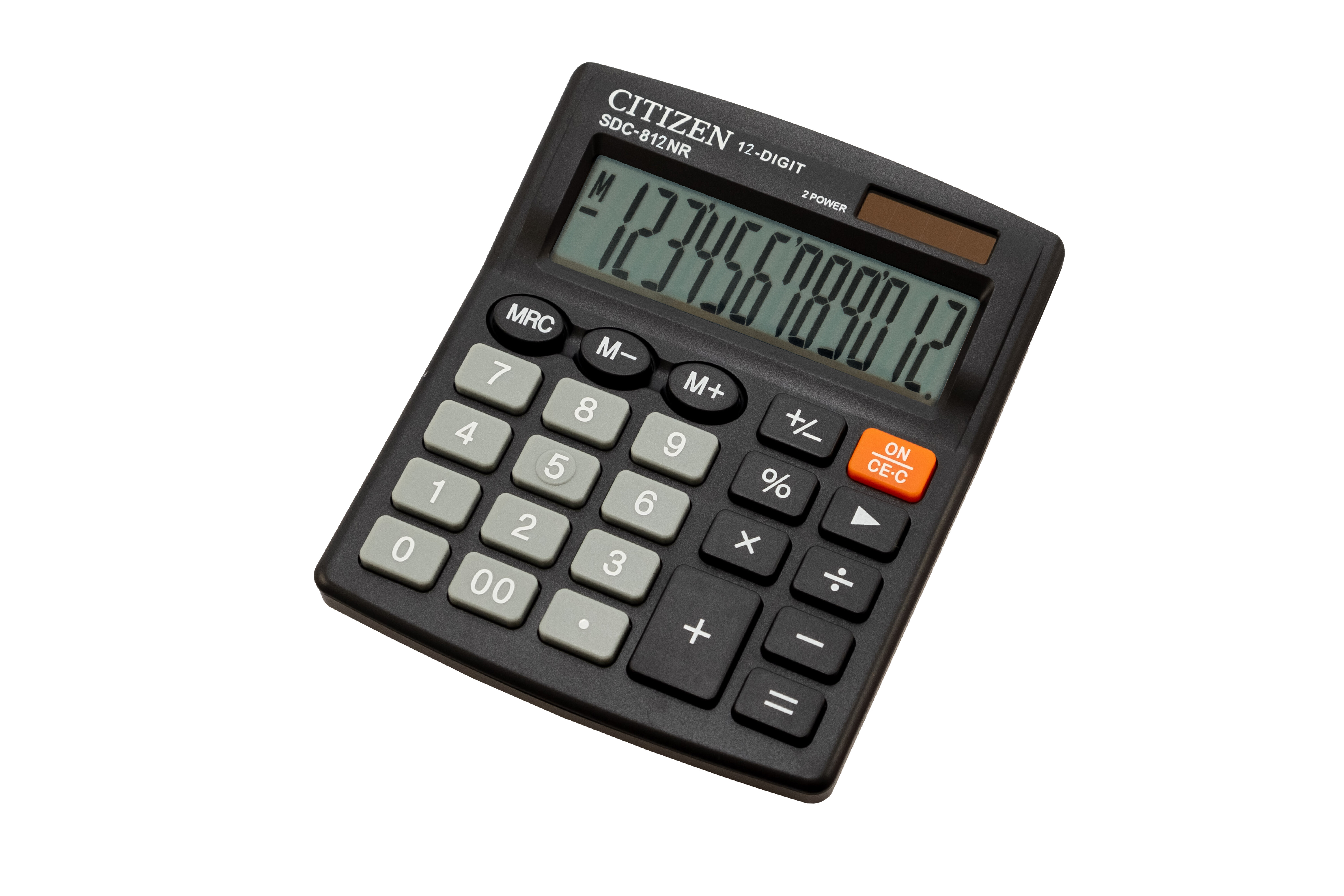 

Калькулятор настольный Citizen BusinessProLine SDC-812NR, 12-разрядный, однострочный экран, черный, SDC-812NR