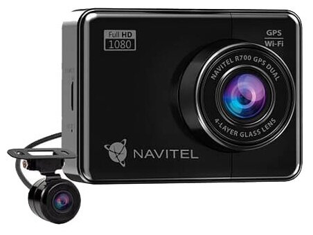 

Видеорегистратор Navitel R700, 2 камеры, 1920x1080 30 к/с, 170°, 2.7" 320x240, G-сенсор, WiFi, microSD (microSDHC) (1583704), R700