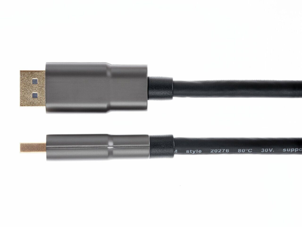 

Кабель DisplayPort(20M)-DisplayPort(20M) v1.4 4K, 8K, экранированный, 2 м, черный Aopen/Qust (ACG633-2M)