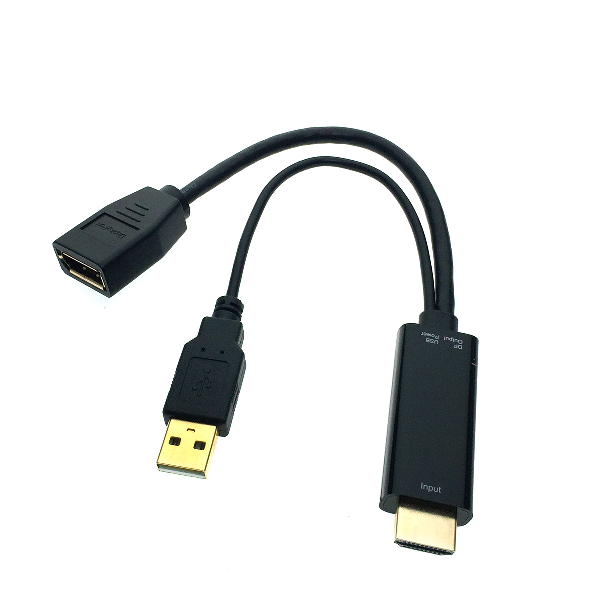 

Переходник (адаптер) HDMI(19M)-DisplayPort(20F) 4K, черный Espada (Ehddp1526)