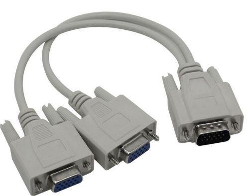 

Разветвитель VGA(15F)-2xVGA(15F), экранированный, 30 см, серый Exegate EX-CC-VGA-15M2x15F-0.3 (EX284939RUS), EX-CC-VGA-15M2x15F-0.3