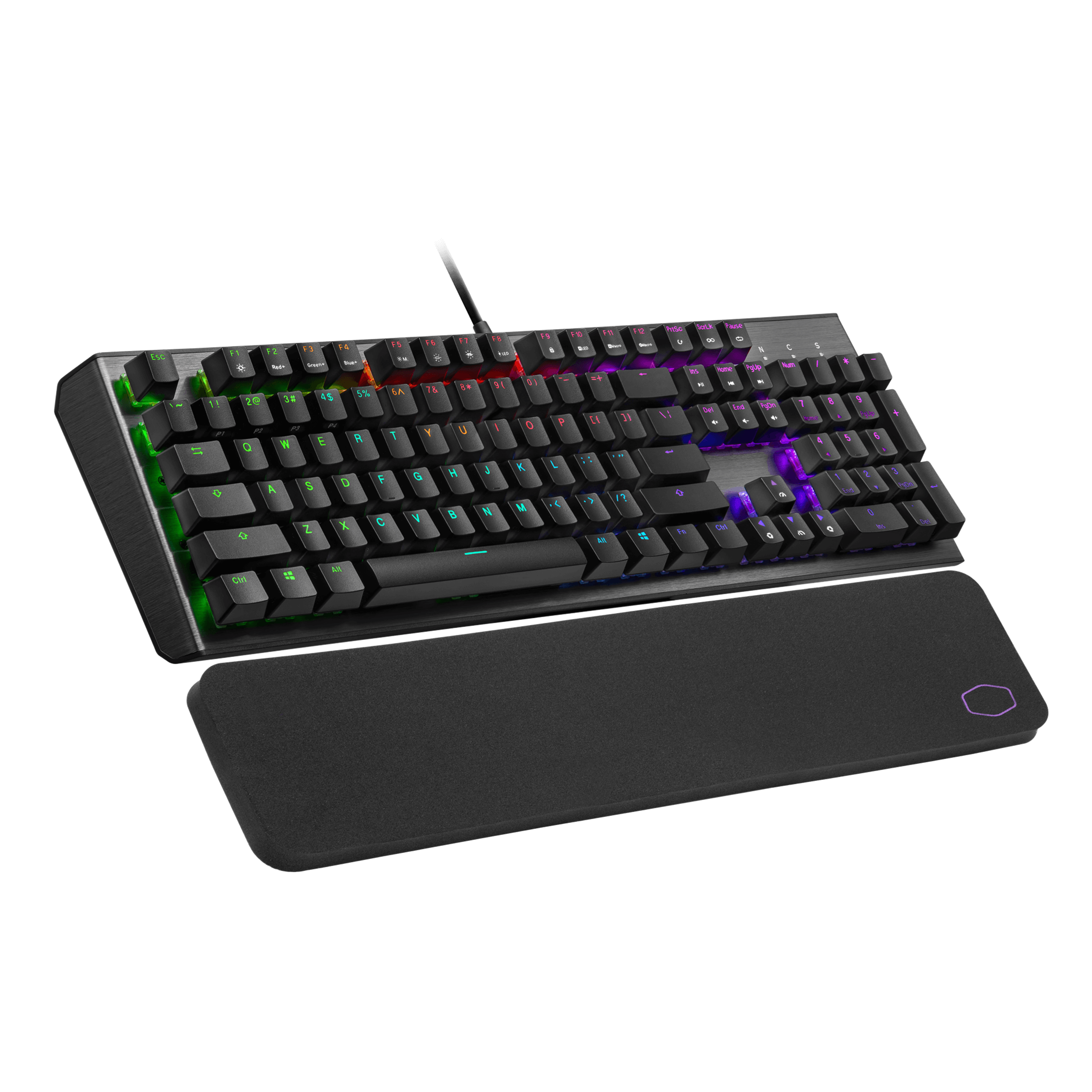 

Клавиатура проводная Cooler Master CK550 V2, механическая, Red Switch, RGB, Металлический черный (CK-550-GKTR1-RU), CK550 V2