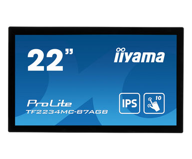 

Монитор 21.5" Iiyama TF2234MC-B7AGB IPS, сенсорный, 1920x1080 (16:9), 300кд/м2, 8мс, 178°/178°, VGA, HDMI, DisplayPort, черный (4948570118373), TF2234MC-B7AGB