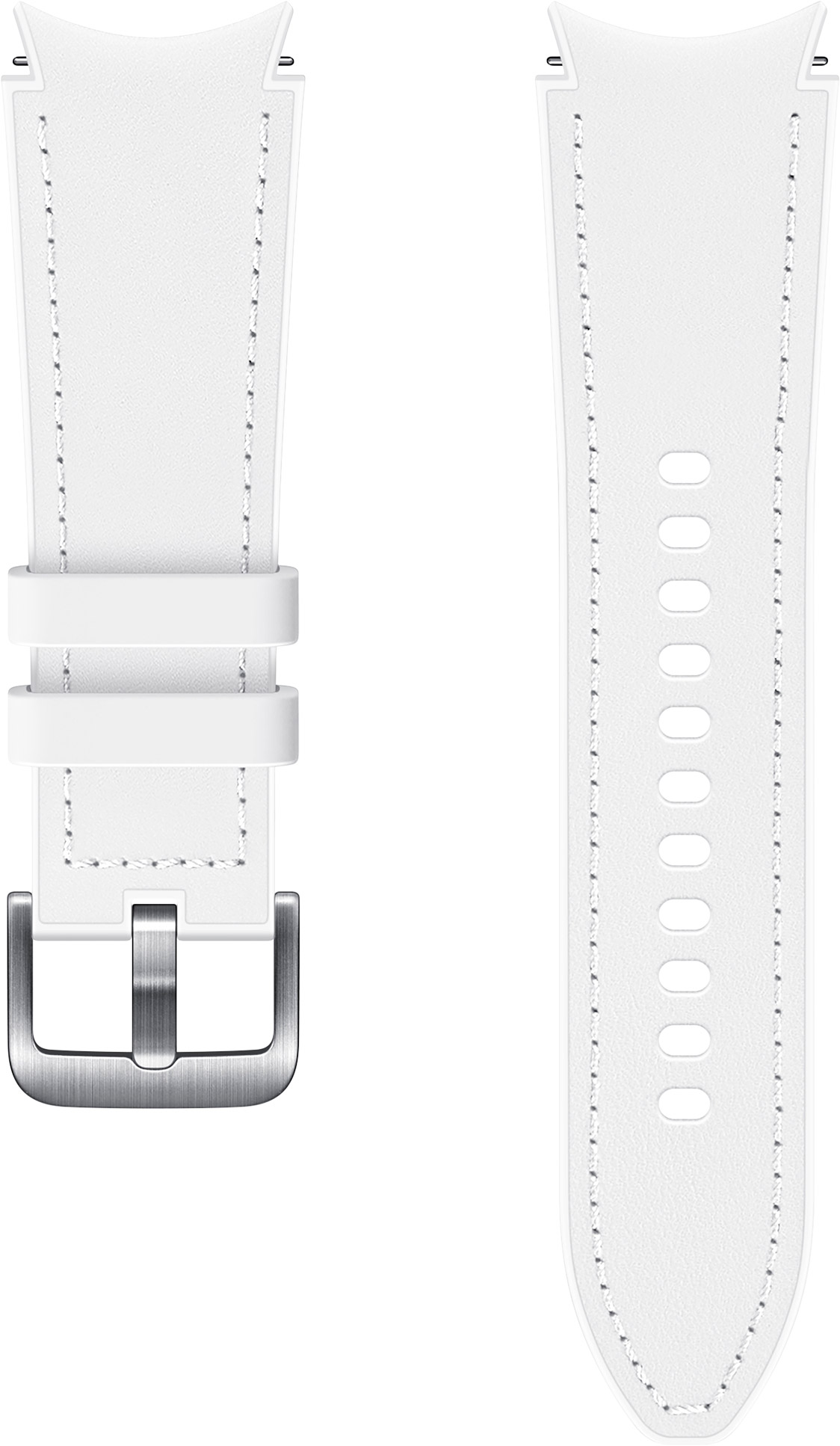 

Ремешок Samsung для Samsung Galaxy Watch 4/4 Classic, S/M, натуральная кожа, белый (ET-SHR88SWEGRU), Hybrid Leather