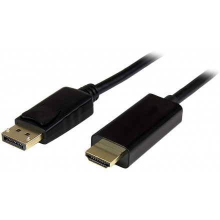 Кабель-переходник (адаптер) DisplayPort(20M)-HDMI(19M) 4K, 5м, черный KS-is (KS-516-5) - фото 1