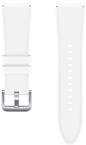 

Ремешок Samsung для Samsung Galaxy Watch 4/4 Classic, S/M, фторэластомер, белый (ET-SFR88SWEGRU), Sport